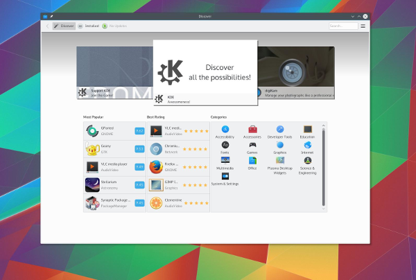 Schermata di Plasma 5.5